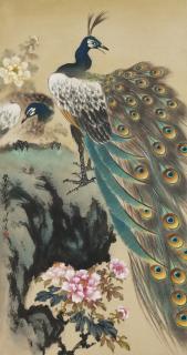 Lu Qingyuan - Peacocks