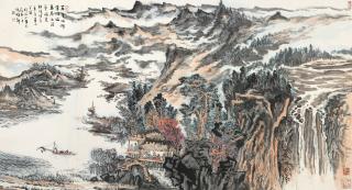 Lu Yanshao - Landscape After Du Fu’S Poem