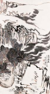 Lu Yanshao - Secluded House in the Valley