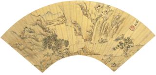 Lu Zhi - Viewing A Waterfall