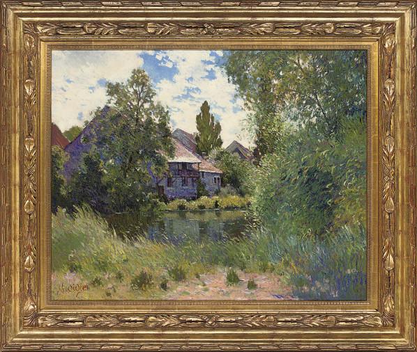 Luc Didier - Bords de la Loue à Rennes sur Loue