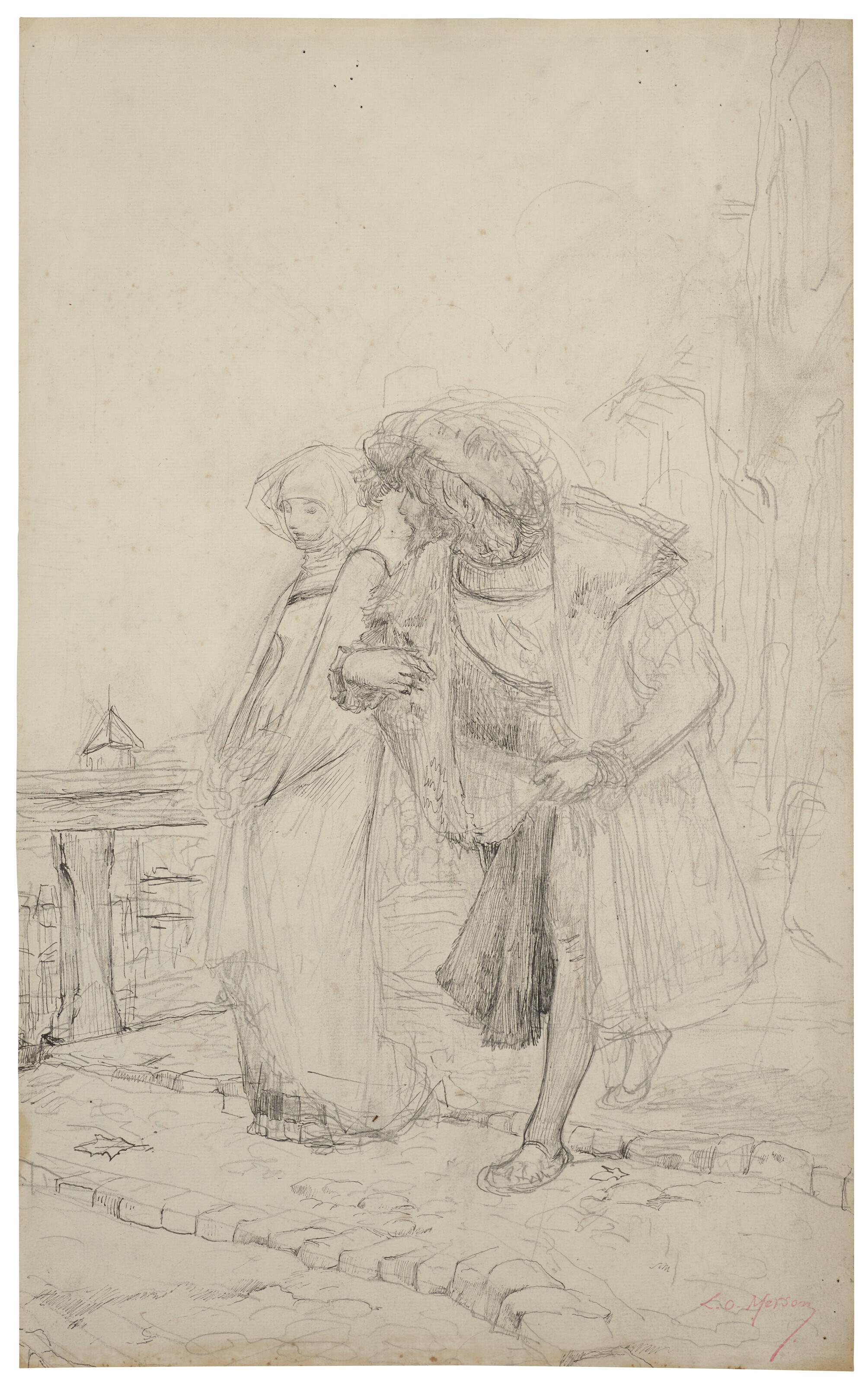 Luc-Olivier Merson - Faust Et Marguerite