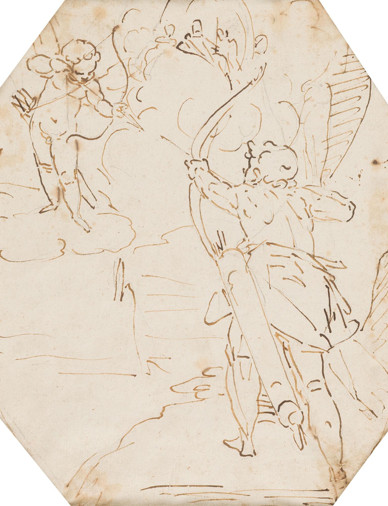 Luca Cambiaso - Apoll und Amor.