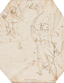 Luca Cambiaso - Apoll und Amor.