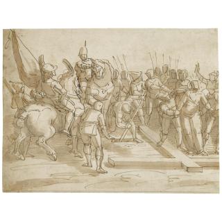 Luca Cambiaso - Christ Stripped Of His Garments 