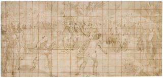 Luca Cambiaso - Study for The Combat between Aeneas and Turnus