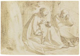 Luca Cambiaso - The Rest On The Flight Into Egypt