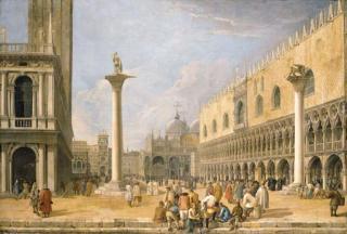 Luca Carlevarijs - The Piazzetta, Venice, looking towards the Piazza San Marco