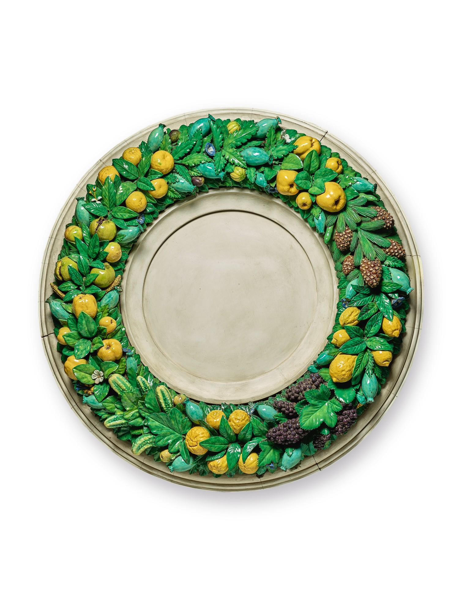 Garland of fruit and flowers (from a coat of arms of the Bartolini Salimbeni family) by Luca