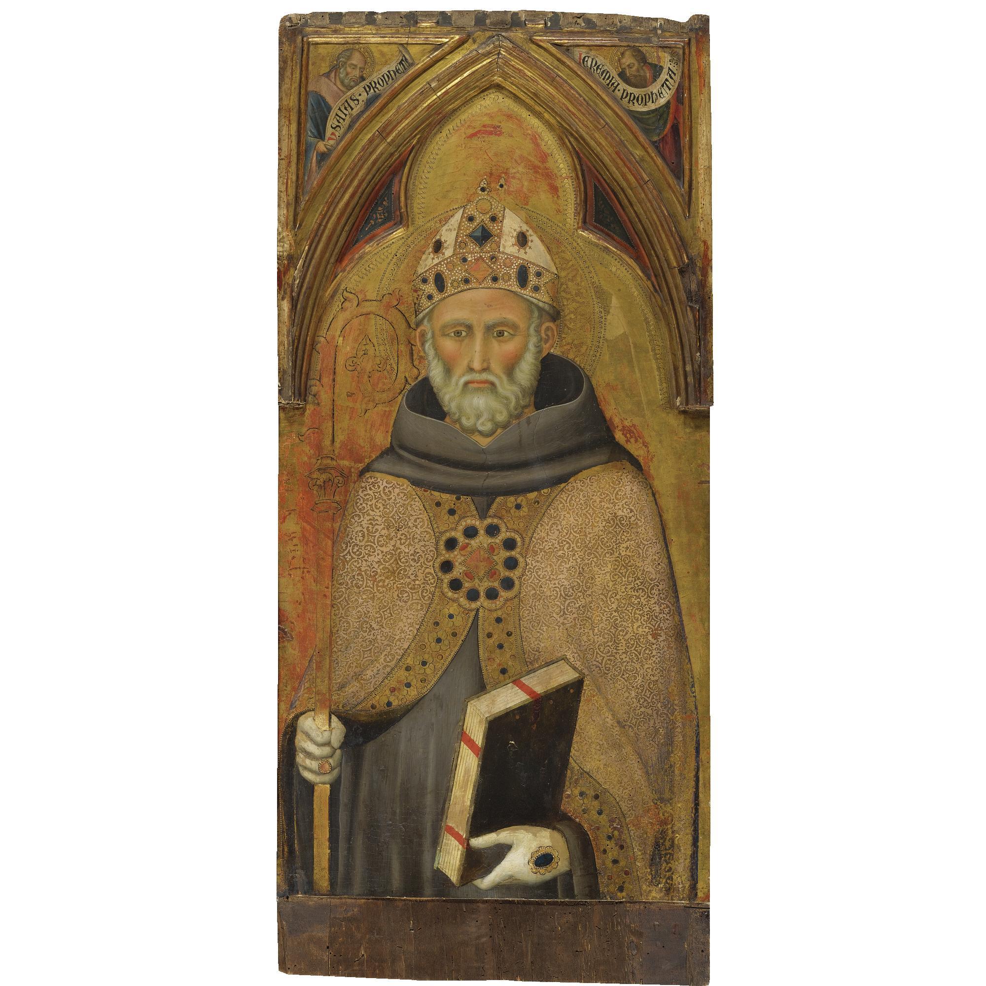 Luca di Tommé - San Bernardo Degli Uberti; Spandrels: The Prophets Hosea And Jeremiah