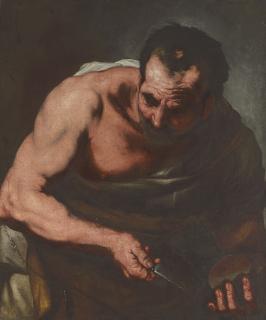 Luca Giordano - A male saint or philosopher