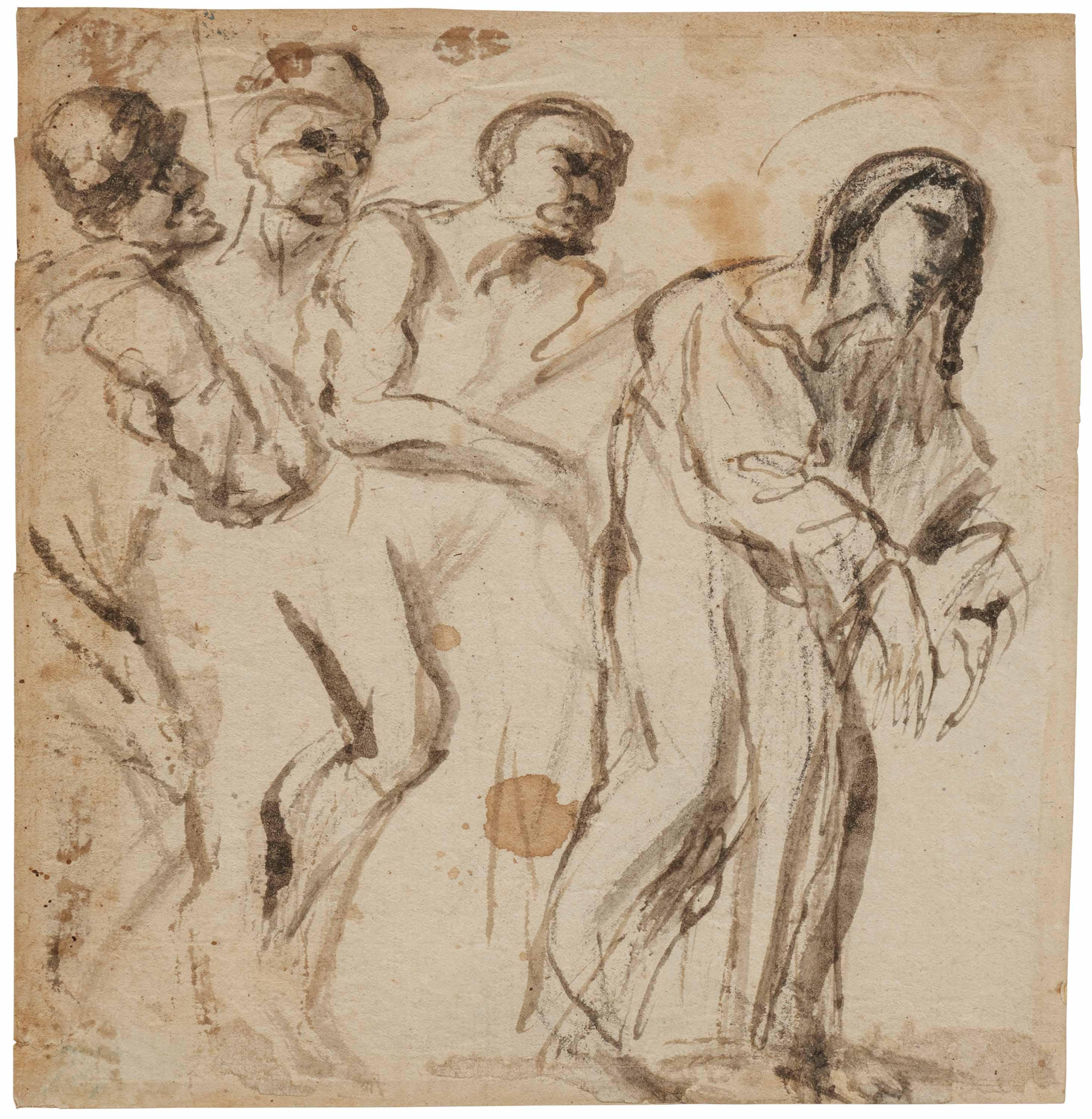 Luca Giordano - Christus auf dem Weg zum Kalvarienberg.