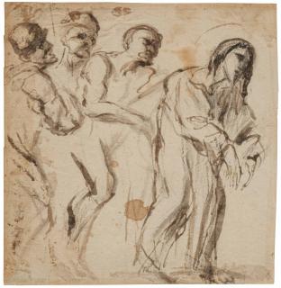 Luca Giordano - Christus auf dem Weg zum Kalvarienberg.