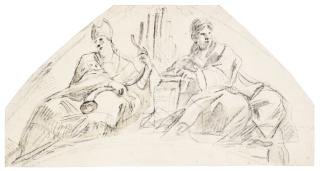 Luca Giordano - Eliezer And Gershom