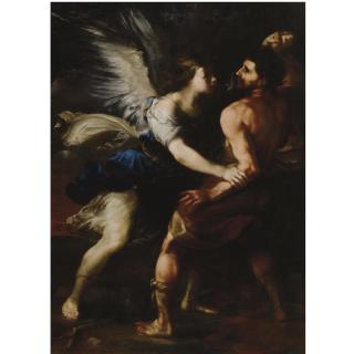 Luca Giordano - Jacob Wrestling With The Angel