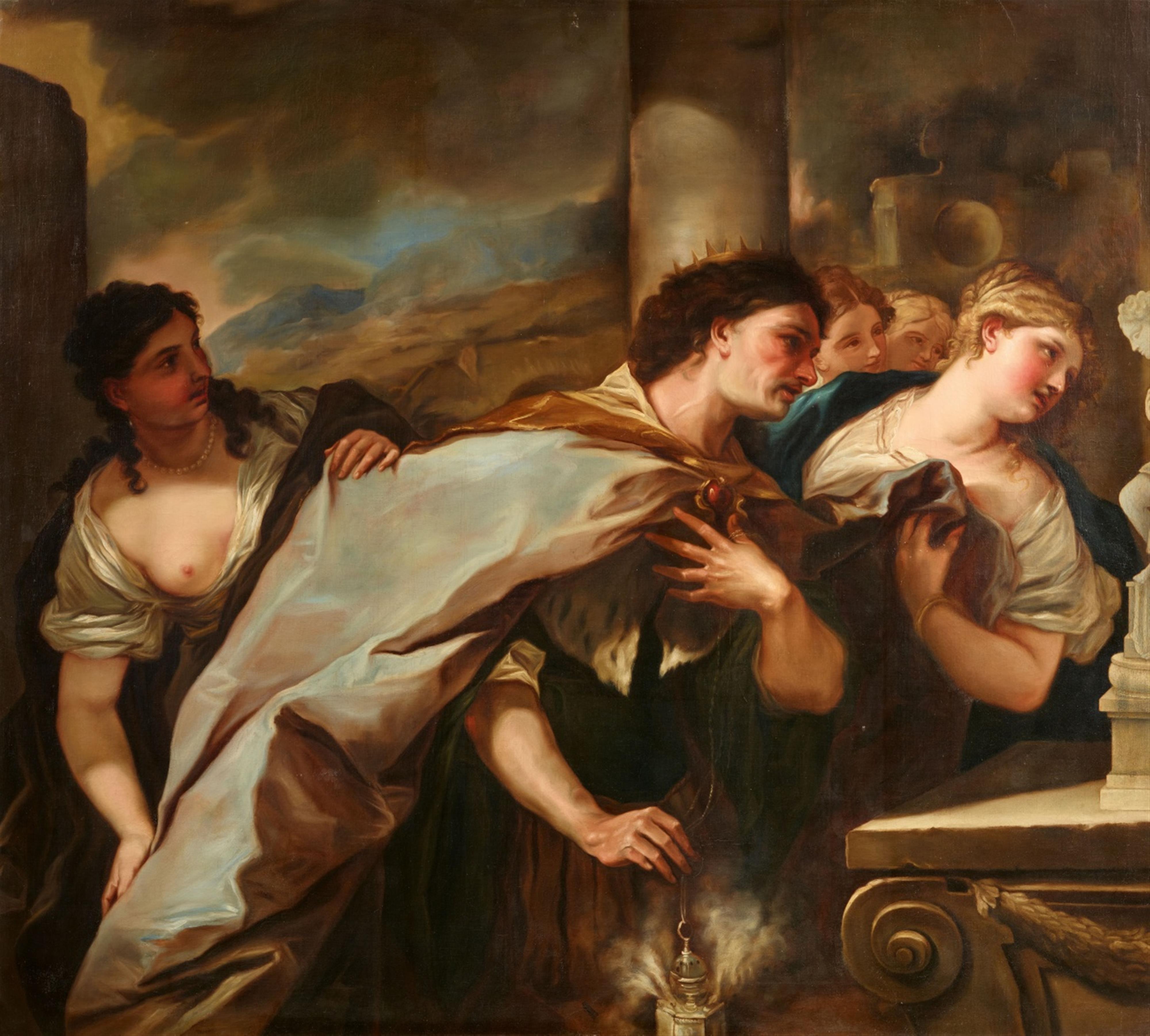 Luca Giordano - König Salomon, Götzen anbetend