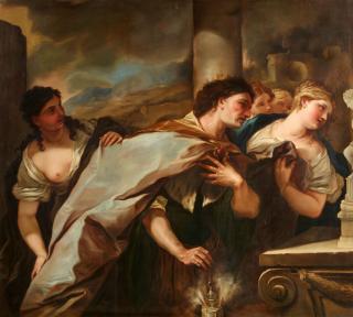 Luca Giordano - König Salomon, Götzen anbetend