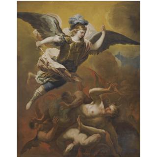 Luca Giordano - Saint Michael Defeating Satan