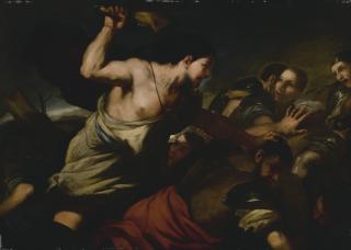 Luca Giordano - Samson Slaying The Philistines 