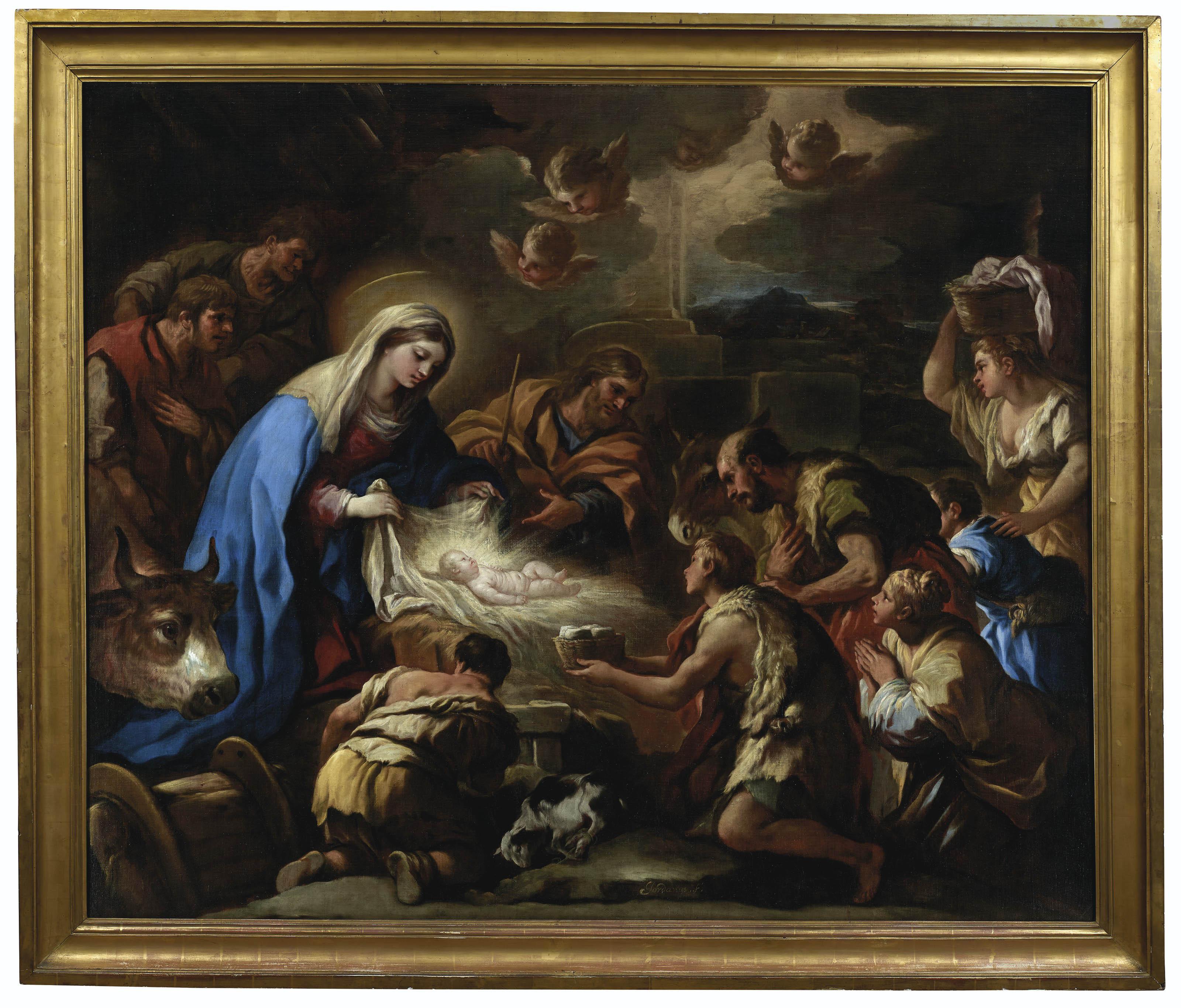 Luca Giordano - The Adoration Of The Shepherds