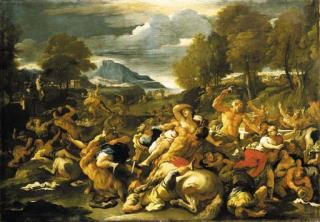 Luca Giordano - The Battle of the Lapiths