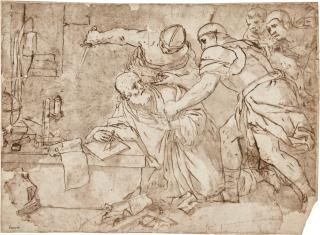 Luca Giordano - The Death Of Archimedes