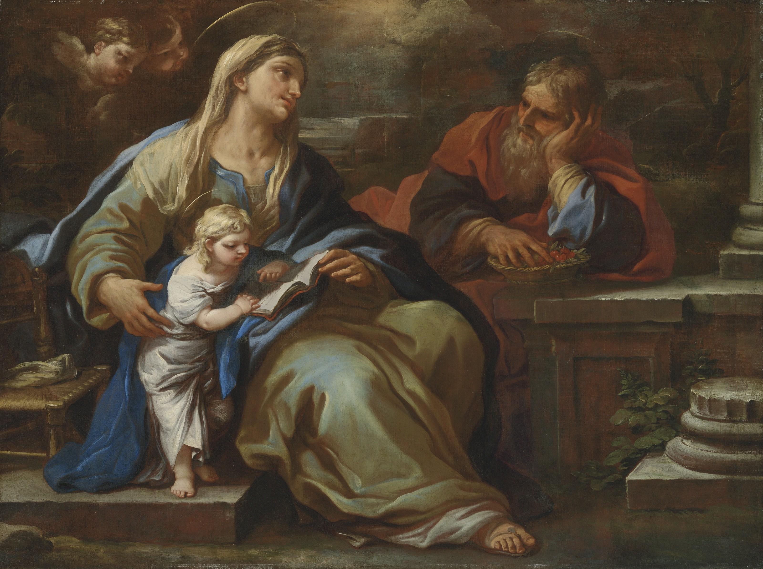 Luca Giordano - The Education of the Virgin