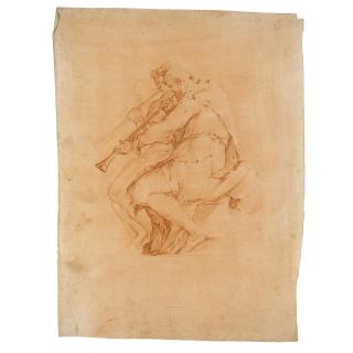 Luca Giordano - Three Musicians Playing Trumpets