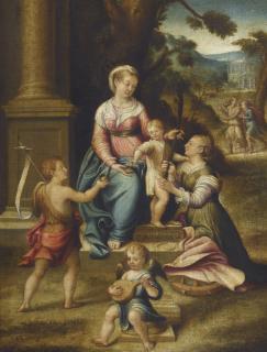 Luca Longhi - Le Mariage Mystique De Sainte Catherine