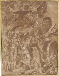 Luca Penni - Le Christ Aux Limbes