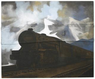 Luca Pignatelli - Trenosigned, Titled And Dated Milano 2004 On The Reverse, Oil On Canvas