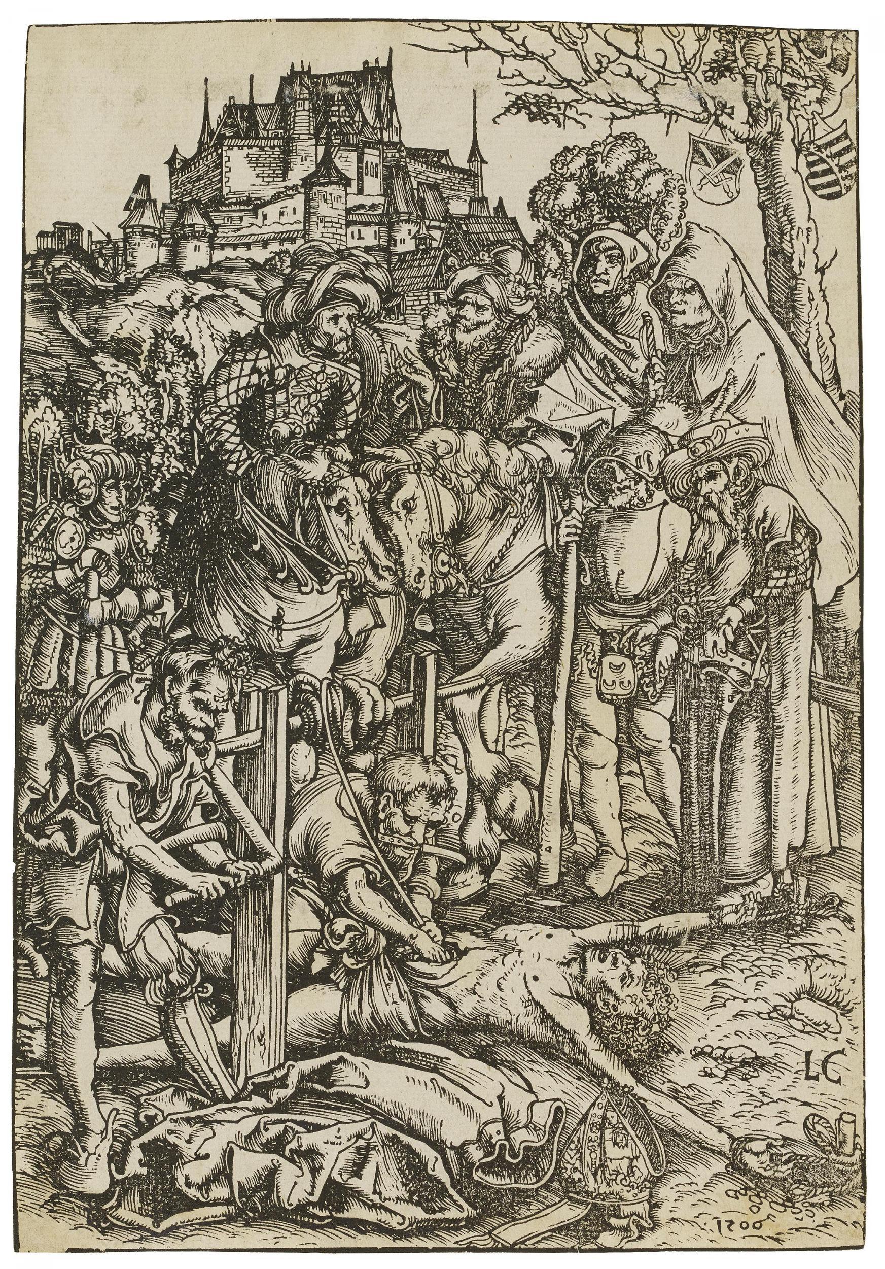 Lucas Cranach D.Ä. - Das Martyrium des Heiligen Erasmus.