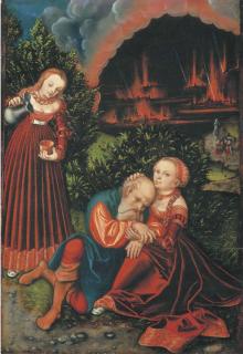 Lucas Cranach I - Lot and his Daughters