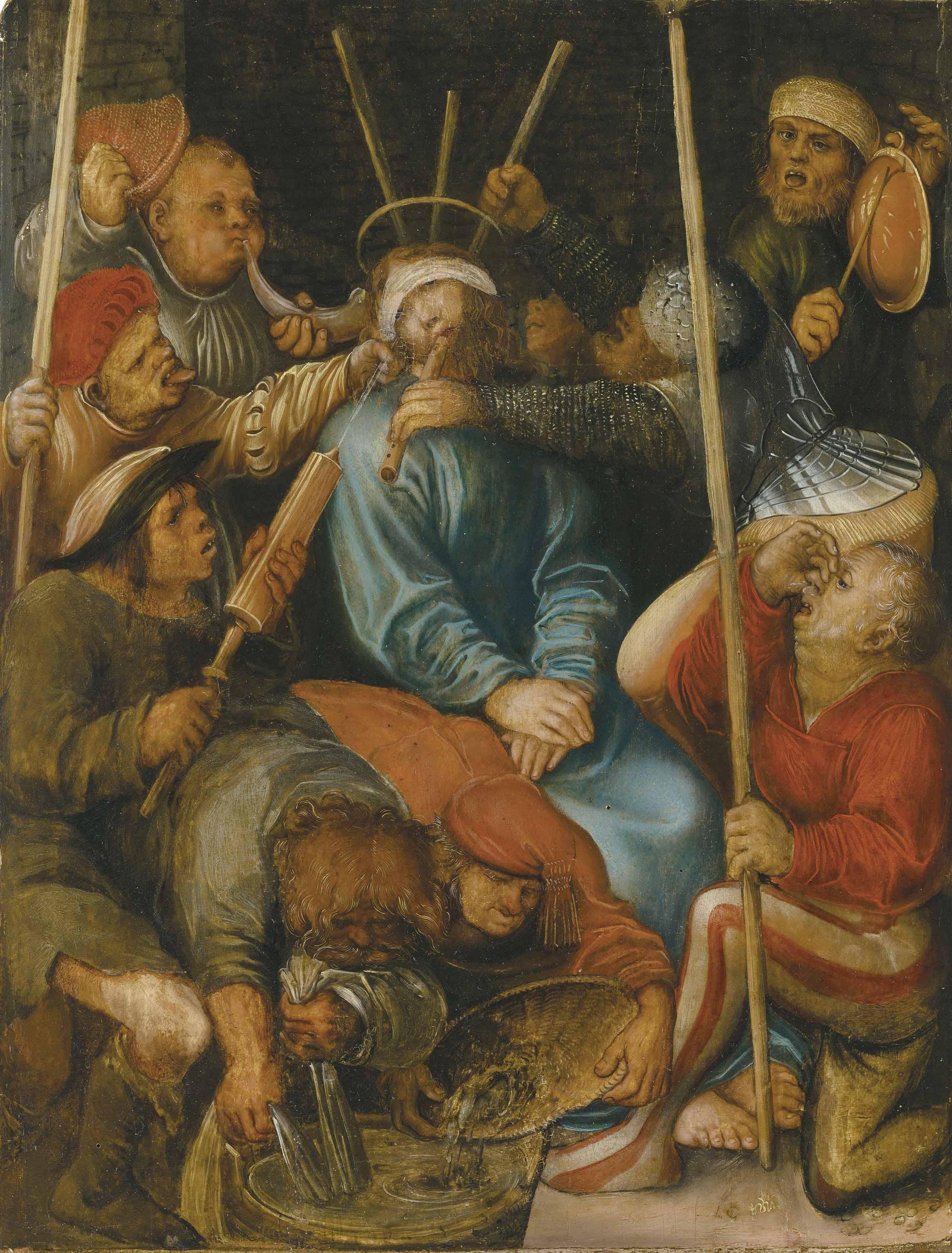 Lucas Cranach I - The Mocking of Christ