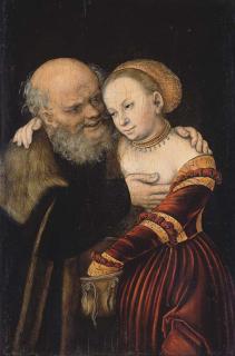 Lucas Cranach II - The Ill-matched Lovers
