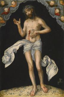 Lucas Cranach The Elder - Christ As Man Of Sorrows
