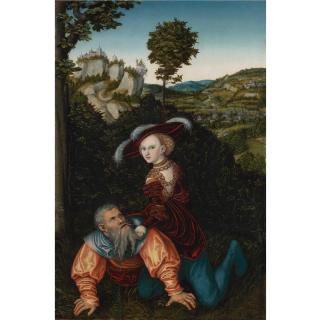 Lucas Cranach the Elder - Phyllis And Aristotle