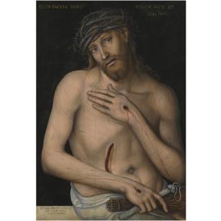 Lucas Cranach the Younger - Christ As The Man Of Sorrows