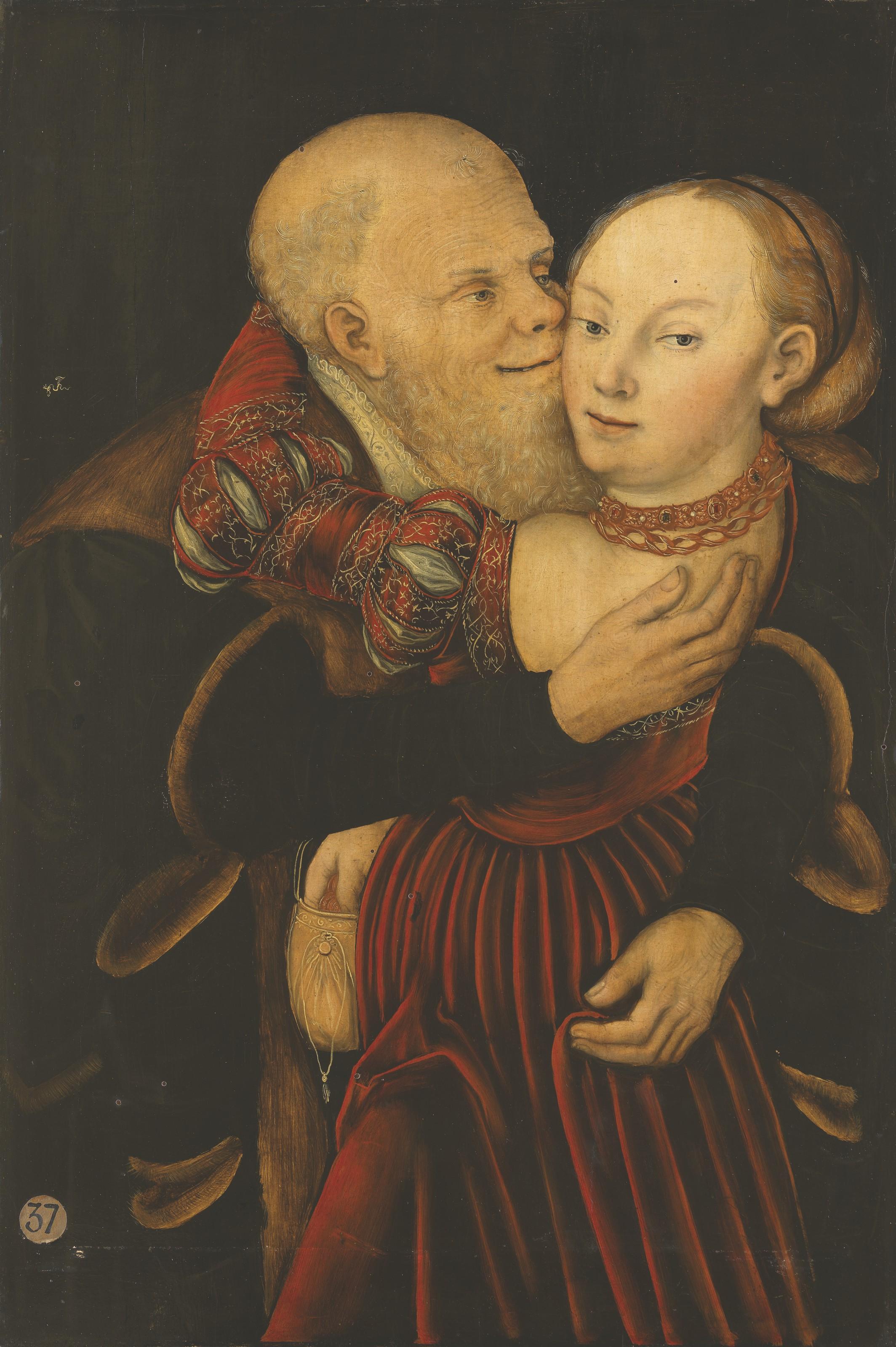 Lucas Cranach, The Younger - Ill-Matched Lovers