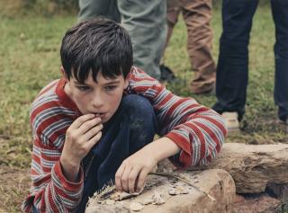 Lucas Foglia - Fish Cooked in Campfire Ashes, Falling Leaves, Rendezvous, Georgia, 2008