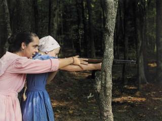Lucas Foglia - Rita and Cora aiming, Tennessee, 2006-2010