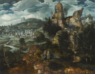 Lucas Gassel - The Temptations Of Christ