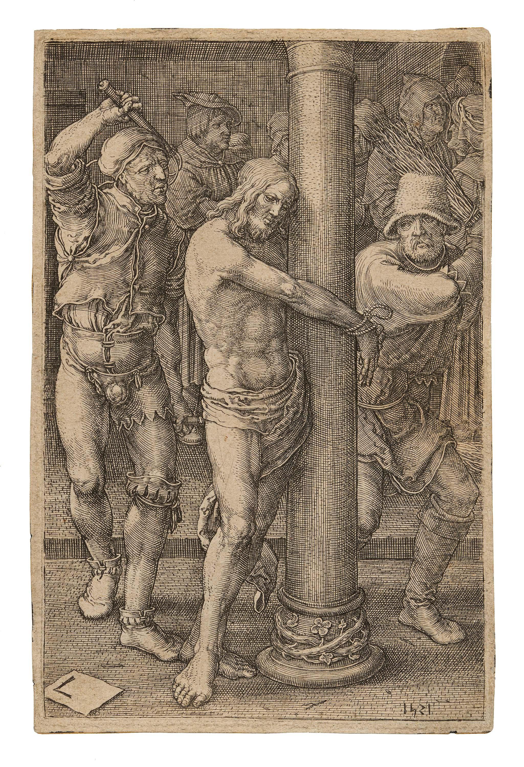 Lucas Hugensz Van Leyden - Christus an der Geißelsäule.