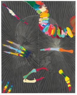 Lucas Samaras - Large Drawing #34