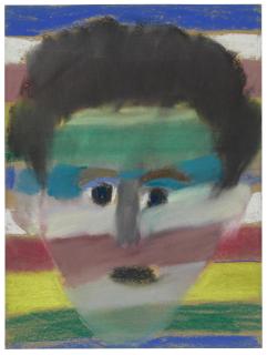 Lucas Samaras - Man\'s Head (Self-Portrait), 1961