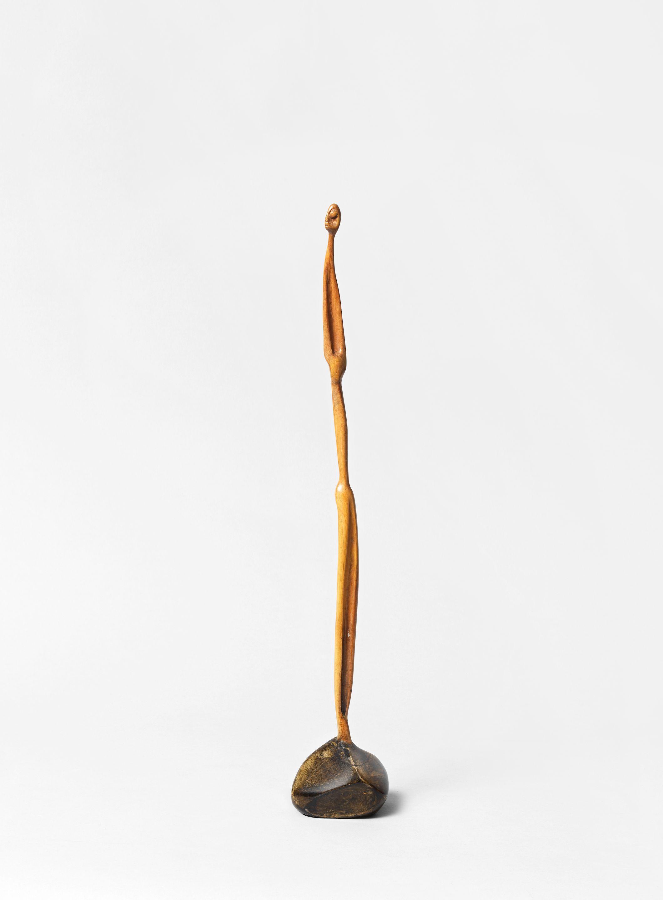 Lucas Tandokwazi Sithole - Sculpture 46.5 X 10 X 9Cm (18 5/16 X 3 15/16 X 3 9/16In)