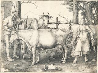 Lucas van Leyden - Das Milchmädchen