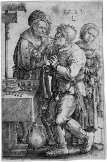 Lucas van Leyden - Der Zahnarzt.
