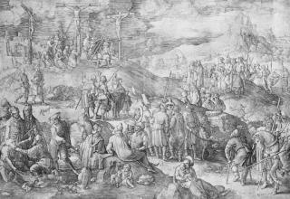 Lucas van Leyden - Golgotha (B., H. 74)