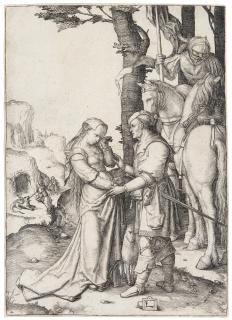 Lucas Van Leyden - Saint George liberating the Princess